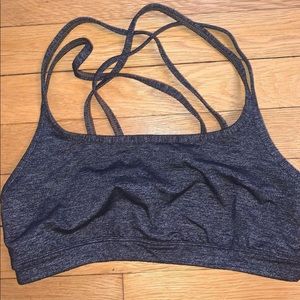 Grey Athleta sports bra
